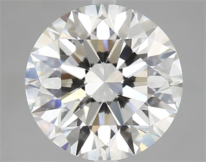 Picture of Natural Diamond 3.01 Carats, Round with Excellent Cut, H Color, VS1 Clarity and Certified by GIA