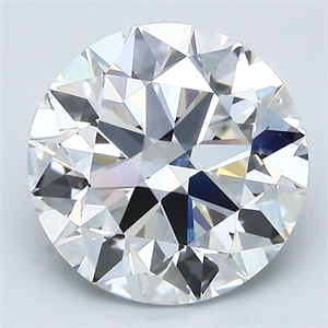 Picture of Natural Diamond 2.70 Carats, Round with Excellent Cut, F Color, VS1 Clarity and Certified by GIA