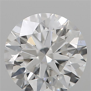 Picture of Natural Diamond 0.40 Carats, Round with Excellent Cut, G Color, SI2 Clarity and Certified by GIA