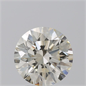 Natural Diamond 3.01 Carats, Round with Excellent Cut, K Color, VVS1 Clarity and Certified by IGI