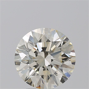 Picture of Natural Diamond 3.01 Carats, Round with Excellent Cut, K Color, VVS1 Clarity and Certified by IGI