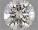 Natural Diamond 0.50 Carats, Round with Very Good Cut, H Color, SI2 Clarity and Certified by IGI