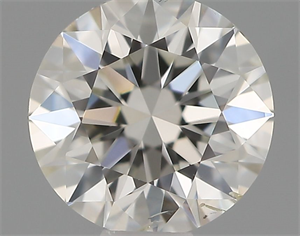 Picture of Natural Diamond 0.50 Carats, Round with Very Good Cut, H Color, SI2 Clarity and Certified by IGI