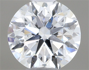 Picture of Natural Diamond 0.40 Carats, Round with Very Good Cut, D Color, SI2 Clarity and Certified by GIA