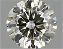 Natural Diamond 0.50 Carats, Round with Very Good Cut, J Color, SI1 Clarity and Certified by IGI