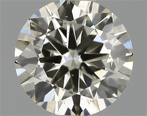 Picture of Natural Diamond 0.50 Carats, Round with Very Good Cut, J Color, SI1 Clarity and Certified by IGI