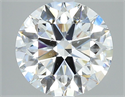 Natural Diamond 3.04 Carats, Round with Excellent Cut, D Color, SI1 Clarity and Certified by GIA