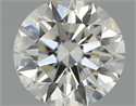 Natural Diamond 0.50 Carats, Round with Excellent Cut, H Color, SI1 Clarity and Certified by IGI