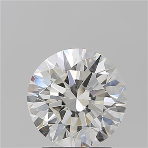 Picture of Natural Diamond 2.13 Carats, Round with Excellent Cut, G Color, VVS2 Clarity and Certified by GIA