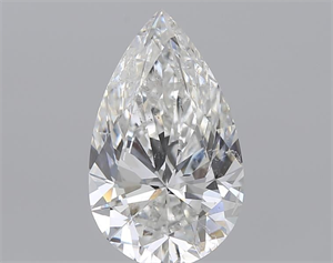 Picture of Natural Diamond 2.50 Carats, Pear with  Cut, F Color, SI2 Clarity and Certified by GIA