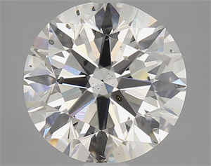 Picture of Natural Diamond 3.01 Carats, Round with Excellent Cut, J Color, SI2 Clarity and Certified by GIA