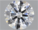 Natural Diamond 0.40 Carats, Round with Very Good Cut, F Color, SI1 Clarity and Certified by GIA