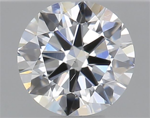 Picture of Natural Diamond 0.40 Carats, Round with Very Good Cut, F Color, SI1 Clarity and Certified by GIA