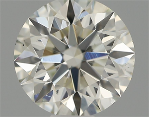 Picture of Natural Diamond 0.52 Carats, Round with Excellent Cut, H Color, VS2 Clarity and Certified by IGI