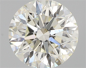 Picture of Natural Diamond 0.52 Carats, Round with Excellent Cut, I Color, VS1 Clarity and Certified by IGI