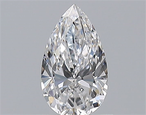 Picture of Natural Diamond 0.81 Carats, Pear with  Cut, D Color, VS1 Clarity and Certified by GIA