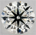 Natural Diamond 0.51 Carats, Round with Good Cut, J Color, VVS2 Clarity and Certified by GIA