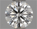 Natural Diamond 0.41 Carats, Round with Excellent Cut, F Color, VS2 Clarity and Certified by IGI