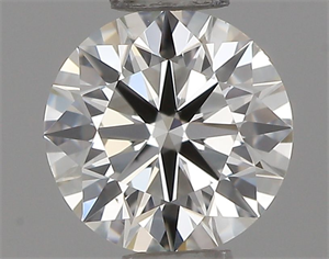 Picture of Natural Diamond 0.41 Carats, Round with Excellent Cut, F Color, VS2 Clarity and Certified by IGI