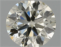 Natural Diamond 0.40 Carats, Round with Excellent Cut, K Color, SI1 Clarity and Certified by IGI