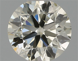 Picture of Natural Diamond 0.40 Carats, Round with Excellent Cut, K Color, SI1 Clarity and Certified by IGI