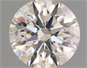 Natural Diamond 0.40 Carats, Round with Excellent Cut, H Color, SI1 Clarity and Certified by GIA