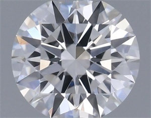 Picture of Natural Diamond 0.40 Carats, Round with Excellent Cut, F Color, VS1 Clarity and Certified by GIA