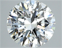 Natural Diamond 2.52 Carats, Round with Excellent Cut, F Color, VS2 Clarity and Certified by GIA