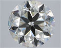 Natural Diamond 3.01 Carats, Round with Very Good Cut, K Color, SI1 Clarity and Certified by GIA