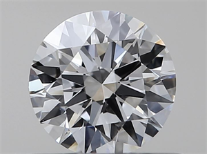 Picture of Natural Diamond 0.42 Carats, Round with Excellent Cut, E Color, VS1 Clarity and Certified by GIA