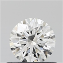 Natural Diamond 0.50 Carats, Round with Excellent Cut, H Color, SI1 Clarity and Certified by IGI