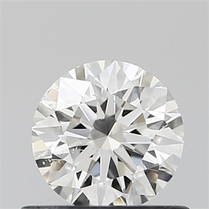 Picture of Natural Diamond 0.50 Carats, Round with Excellent Cut, H Color, SI1 Clarity and Certified by IGI