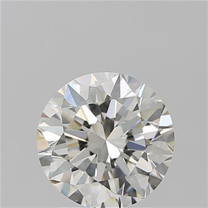 Picture of Natural Diamond 2.21 Carats, Round with Excellent Cut, J Color, VVS1 Clarity and Certified by GIA