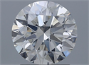 Natural Diamond 1.80 Carats, Round with Excellent Cut, H Color, SI1 Clarity and Certified by GIA