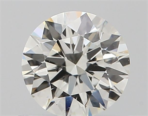 Picture of Natural Diamond 0.53 Carats, Round with Excellent Cut, J Color, VS2 Clarity and Certified by GIA