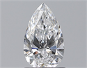 Natural Diamond 0.75 Carats, Pear with  Cut, D Color, VS1 Clarity and Certified by GIA