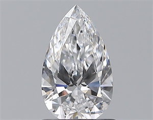 Picture of Natural Diamond 0.75 Carats, Pear with  Cut, D Color, VS1 Clarity and Certified by GIA