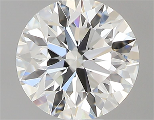 Picture of Natural Diamond 0.47 Carats, Round with Excellent Cut, I Color, IF Clarity and Certified by GIA