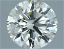 Natural Diamond 2.00 Carats, Round with Excellent Cut, J Color, VVS1 Clarity and Certified by IGI