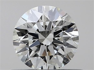 Picture of Natural Diamond 0.40 Carats, Round with Very Good Cut, J Color, VVS1 Clarity and Certified by GIA