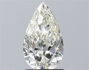 Picture of Natural Diamond 1.30 Carats, Pear with  Cut, J Color, VVS2 Clarity and Certified by IGI