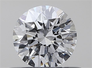 Picture of Natural Diamond 0.40 Carats, Round with Excellent Cut, D Color, VS2 Clarity and Certified by GIA