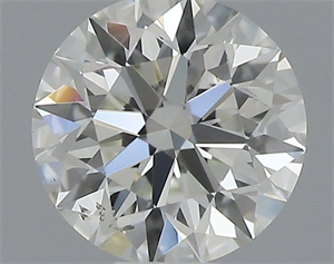 Picture of Natural Diamond 0.41 Carats, Round with Excellent Cut, J Color, SI2 Clarity and Certified by GIA