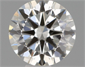 Natural Diamond 0.40 Carats, Round with Excellent Cut, H Color, VS2 Clarity and Certified by IGI