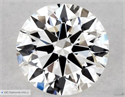 Natural Diamond 0.40 Carats, Round with Excellent Cut, F Color, SI1 Clarity and Certified by GIA