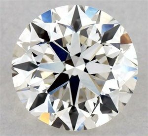 Picture of Natural Diamond 0.40 Carats, Round with Very Good Cut, J Color, VVS1 Clarity and Certified by GIA