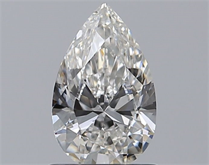 Picture of Natural Diamond 0.81 Carats, Pear with  Cut, H Color, VS1 Clarity and Certified by GIA