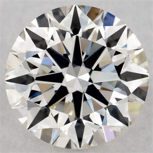 Picture of Natural Diamond 0.40 Carats, Round with Excellent Cut, I Color, VS1 Clarity and Certified by GIA