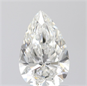 Natural Diamond 0.79 Carats, Pear with  Cut, G Color, VVS2 Clarity and Certified by GIA