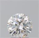 Natural Diamond 2.01 Carats, Round with Excellent Cut, H Color, VVS1 Clarity and Certified by GIA